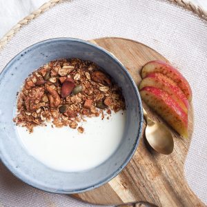 granola met appel en kaneel