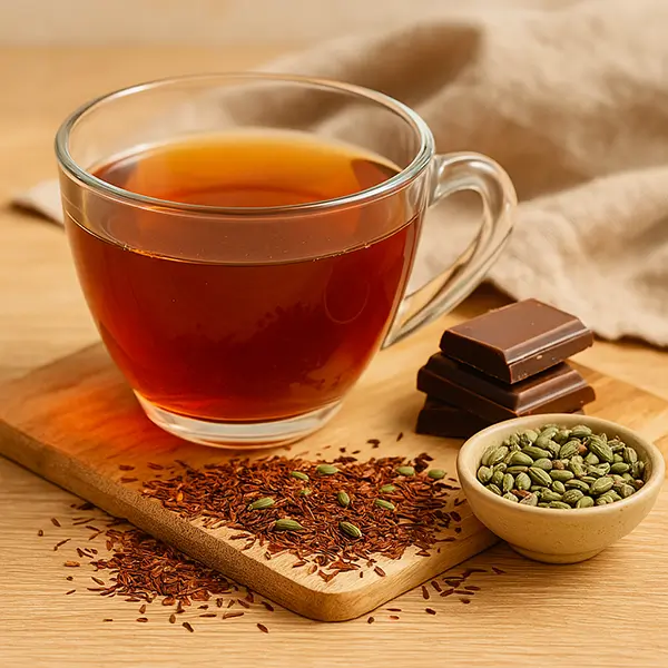 Rooibos Chóóócola 1 Losse thee met chocola en cacaokernen