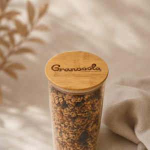 glazen granola bewaarpot luchtdicht