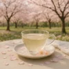 Oosterse kersenbloesem - witte thee 5 losse witte thee met Japanse kersenbloesem