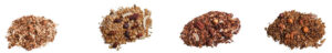 Afbeelding van vier smaken gezonde granola